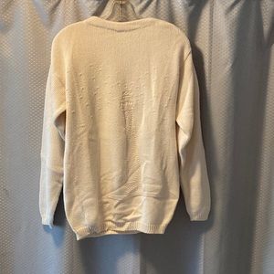 Unisex white sweater